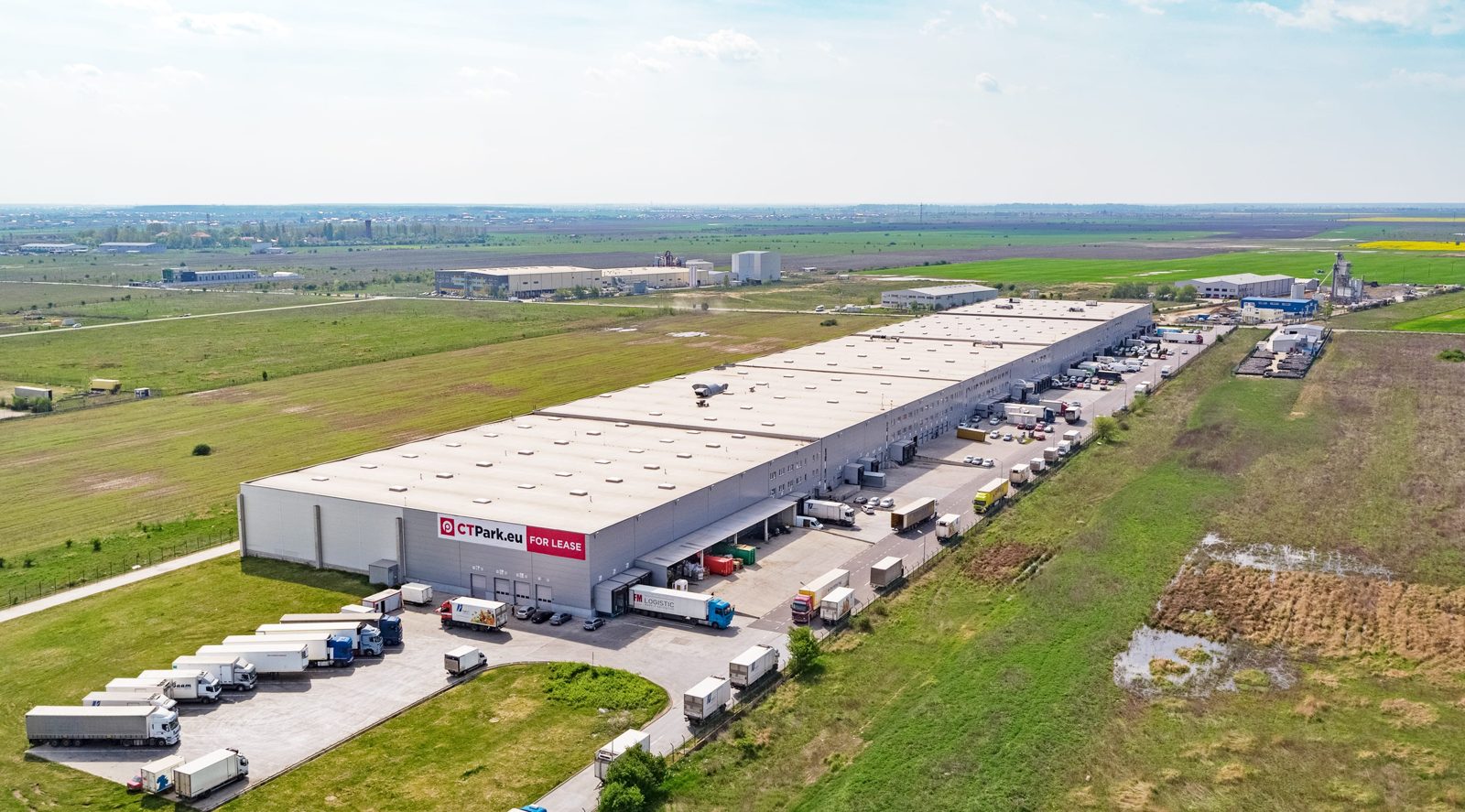 Vedere aeriană a parcului logistic CTPark Chitila